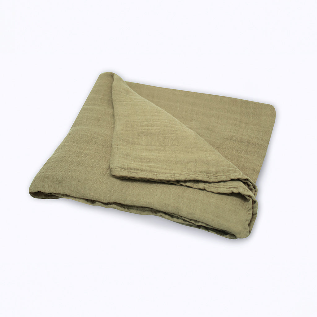 Muselina Verde Olivo