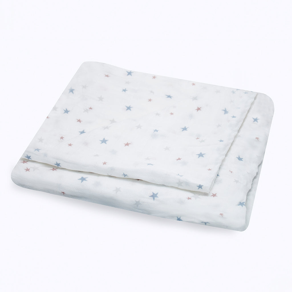 Muselina Estrellas Azules