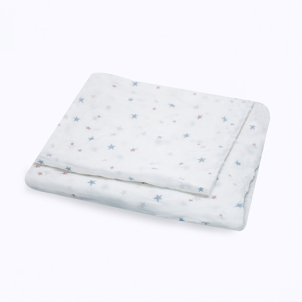 Muselina Estrellas Azules